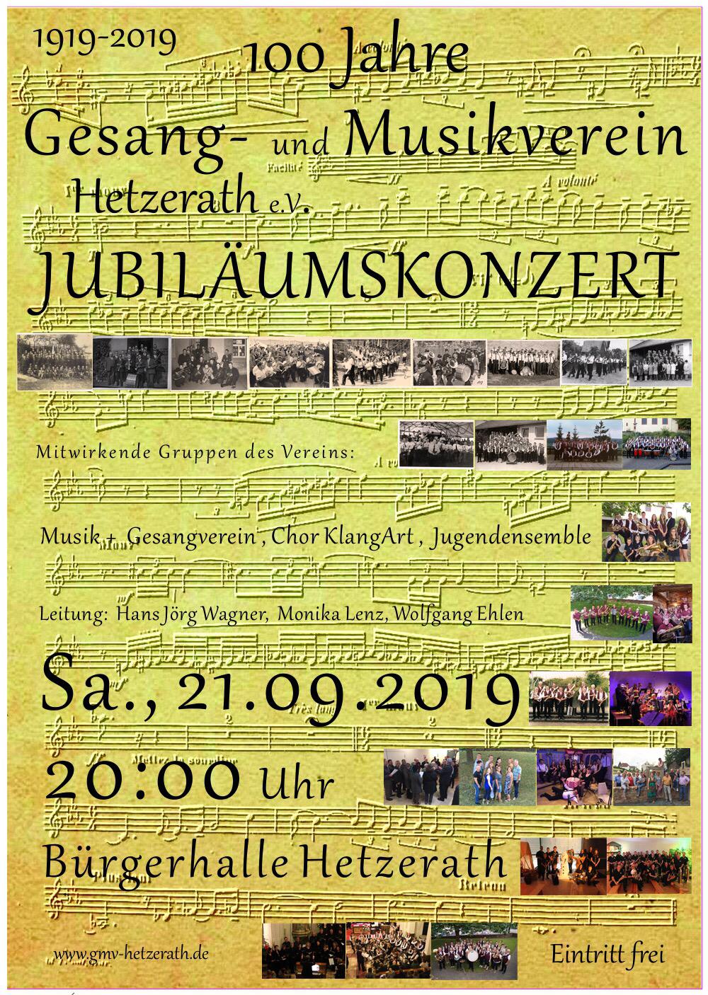 Jubiläumskonzert 2019